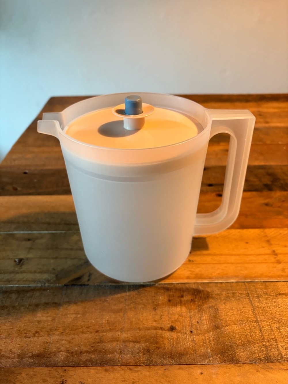 Vintage Tupperware beverage pitcher
